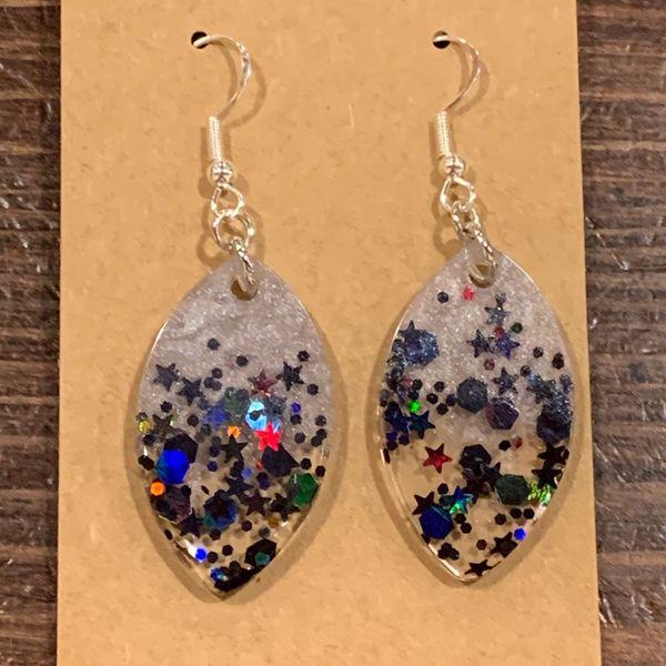 Black and Silver Ellipses