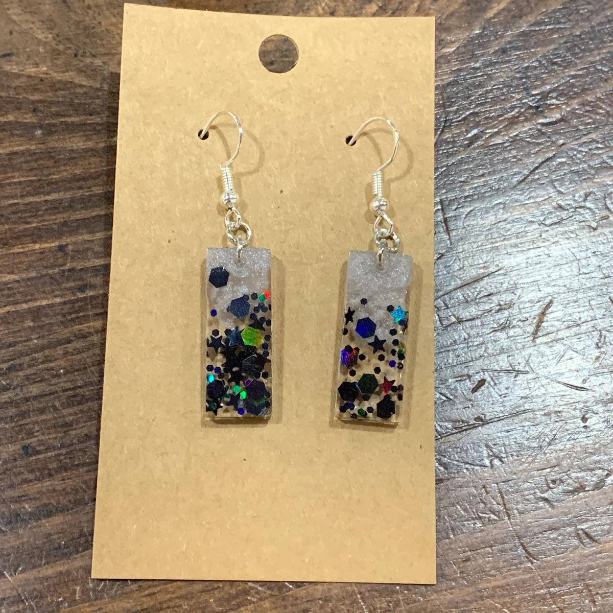 Black and Silver Rectangles