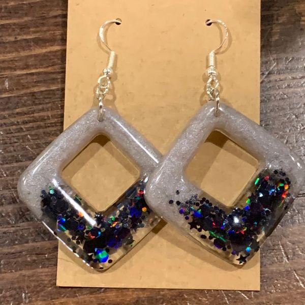 Black and Silver Squares