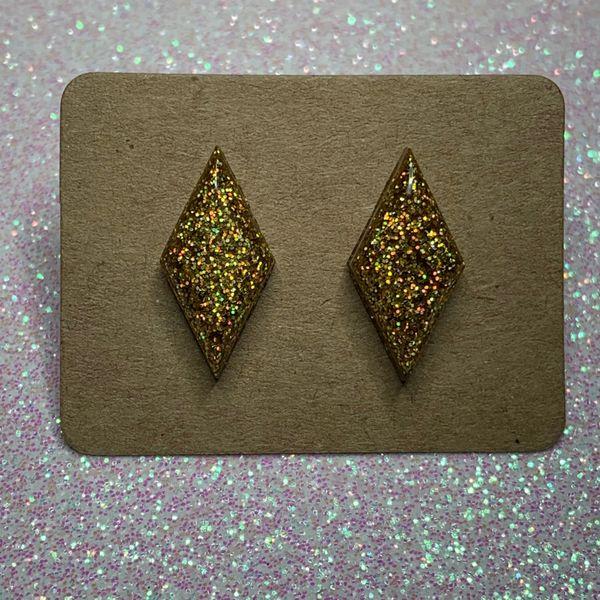 Gold Diamond Studs