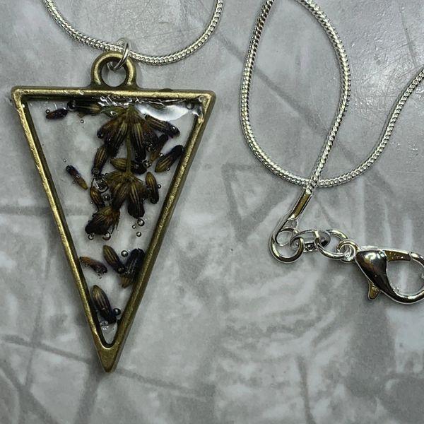 Lavender Bronze Diamond Necklace