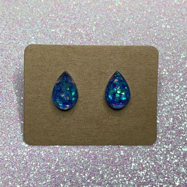 Mermaid Teardrop Studs