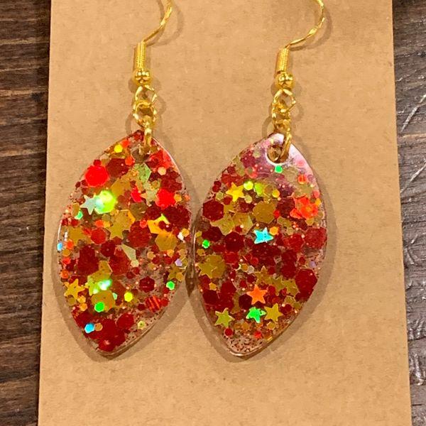 Red and Gold Ellipses