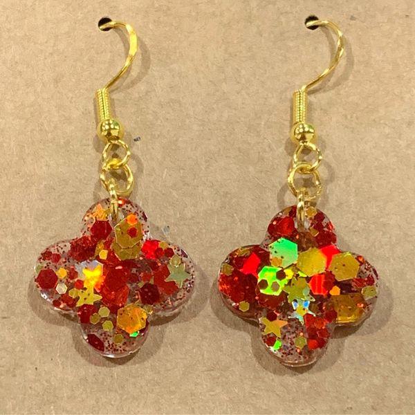 Red and Gold Quadtrefoil