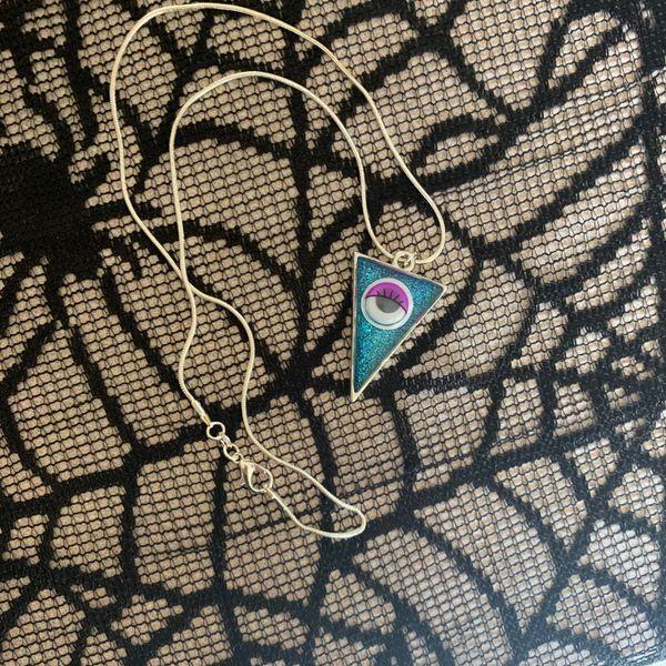 Turquoise Evil Eye Pendant