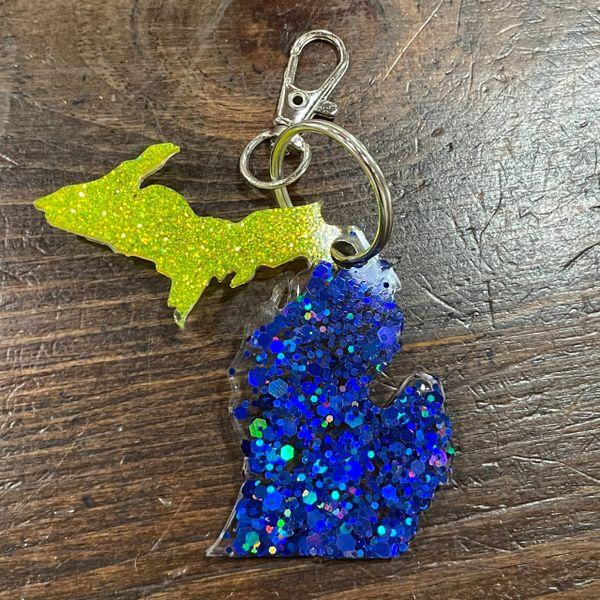 U of M Michigan Keychain